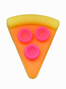 1pc Soft Pizza Shaped Stress Relief Tool - Moisturizing Elastic Fingertip Massager, Relieves Anxiety And Enhances Focus - Multicolor - View 13