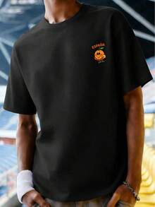Spanien 82 Fan-T-Shirt, 100 % Baumwolle, lockerer Schnitt, atmungsaktiv, lässig, einzigartiger Grafikdruck, doppelseitiger Druck. - Schwarz - Übersicht 2