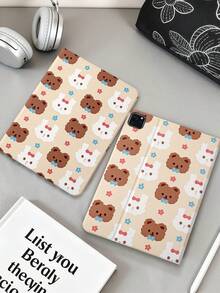 Apple 型號可調節多角度 2 折疊式背蓋內殼 防滑顆粒設計 TPU+PU 皮革 全包覆 防震耐磨 磁吸休眠/喚醒 休閒/極簡/趣味/可愛 可折疊平板保護套 書本式平板保護套 硬殼 無筆槽 - 彩色 - 查看 5