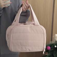 Multineos Comercial Large Capacity Portable Cosmetic Bag, Portable Cosmetic Washing Bag For Travel, Storage. - Baby Pink - View 4