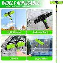 4.5M Telescopic Window Cleaning Kit – Extendable Long Reach Squeegee For High Windows, Solar Panels & Car Windscreen (UK) - A - View 10