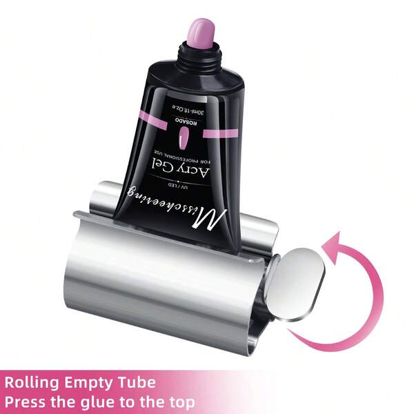 1PC Stainless Steel Toothpaste Squeezer, Cosmetic Cleanser Squeezer, Toothpaste Clip, Metal Toothpaste Extruder