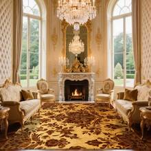 Cashmere-Like Dark Brown Dense Irregular Leopard Speckle Texture Pattern Printed Outdoor Rugs,Exquisite Cozy Carpets In Diverse Styles. Suitable For Home, Outdoor, Malls & Cafes, Machine Washable, Various Sizes Available. - A - View 2