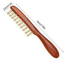 2pcs Set, (10-Tooth Scalp Massage Comb + Gua Sha Board), Used For Body Gua Sha And Head Relaxation. - 10-tooth Scalp Massage Comb + Gua Sha Board - View 8