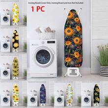 1pc Ironing Board Replaceable Cover , Sunflower Print Polyester Household Ironing Table Cloth Ironing Board - Multicolor - View 12