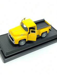 逼真金屬玩具車，兒童慣性越野賽車，收藏展示模型小賽車 - 黃色 - 查看 2