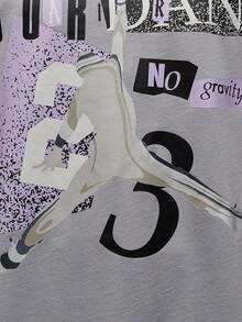 Nike/Jordan Authentic Women's Casual Printed Breathable Loose Sports T-Shirt HF6424-012 - HF6424-012 - View 5