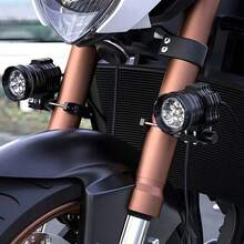 1/2pcs Multifunctional Aluminum Alloy Motorcycle Headlight Bracket, Suitable For ATV And Other Models, Selected Premium Aluminum Alloy, Rust-Resistant And Durable, Comes With Easy Installation Kit, Easily Install, Provide Stable Support For Your Vehicle's Headlight - Motorcycle Mounting Bracket - View 7