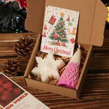 Christmas Holiday Gift Set. Shaped Scented Candles, Home Decor Figurines - 1PC - View 18