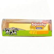 1pc Crispy Butter Stick Squeeze Toy, Soft And Squishy Stress Relief Toy With Crunchy Sound And Feel, Ultra-Soft Material, Shapeable And Reboundable, Suitable For Teens To Reduce Stress, With Packaging Box, Birthday Gift, Holiday Gift, Perfect Gift, Toy - Multicolor - View 8