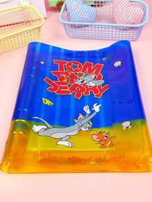 TOM AND JERRY. A5 (Button Style) Mouse Loose-Leaf Binder Minimalist Solid Color Loose-Leaf Binder Detachable Large Capacity Storage Notebook Ins Minimalist Loose-Leaf Binder Student Office Universal Highly Attractive Loose-Leaf Notebook Detachable Ring Binder - A5 - View 8