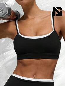 Airbrush Double Up Bra - Black/White - 查看 2