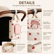 1pc Cute Car Tissue Box Holder Hanging Cartoon Car Seat Back Tissue Bag Stroller Wet Wipe Storage Bag - Multicolor - View 3