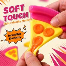 Juguete antiestrés suave con forma de pizza linda, esponja de recuperación lenta, juguete apretable para dedos con forma de pizza linda, antiestrés suave, forma de pizza triangular, rebanada realista, forma divertida, bordes redondeados, relieve 3D, puntos de cobertura realistas, suave y resistente, elástico tipo Q, suave y masticable, apretable, rebote, alivio del estrés, suave y esponjoso, apretón duradero, liso, rebote lento, regalo perfecto para fiesta de cumpleaños, bolsa de regalo, regalo festivo, antiestrés sensorial para la ansiedad, recompensa de aula - A - Ver 8