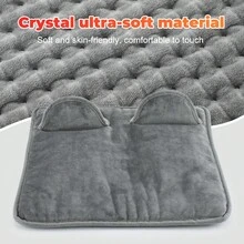 Hailicare Bantalan Penghangat Kaki dengan Kontrol Suhu 9 Tingkat dan Timer 4 Tingkat, Alat Penghangat Kaki Musim Dingin, Bantalan Penghangat Tangan Rumah, Cocok untuk Kantor, Kamar Tidur, dan Ruang Belajar. - Grey - View 7