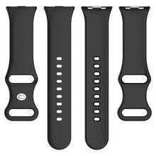 Butterfly Buckle Silicone Watch Strap Replacement Band Compatible With Redmi Watch 4 /5 /6 Compatible With Xiaomi 10Pro /9Pro /8Pro Smart Watch - one-size - View 5