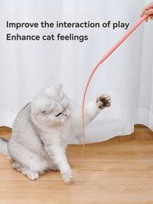 1pc Cat Toy Simulation Mouse Tail Pet Toy, Suitable For Indoor And Outdoor Interactive Play Of Cats, Suitable For All Types Of Cats - View 8
