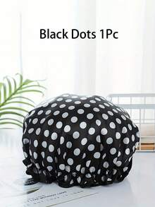 1/2pcs Women's Reusable Waterproof Elastic Shower Cap, Suitable For Long Hair, Home Bathroom Decor, Autumn, Back To School Season - Multicolor - View 12