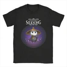 Camisetas de hombre Hollow Knight Silksong Sherma 100% algodón, tops vintage de manga corta y cuello redondo, camiseta estampada - 13 - Ver 2
