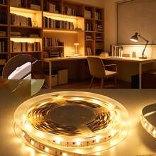 室內 LED 燈附按鈕開關與 USB LED 燈條，適用於客廳與臥室背景照明，易於安裝與裝飾 - 501 Switch Light Strip - 查看 6