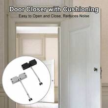 Automatic Door Closer, Rebound Door Closer, Anti-Collision Device, Wooden Door Buffer, Simple Home Silent Door Closer - A - View 1