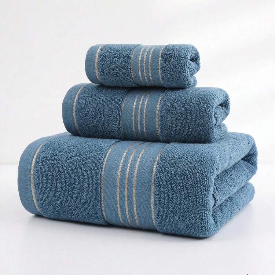 1件 100%純棉柔軟吸水面巾/浴巾,70cm*140cm,適用於洗澡、洗臉、SPA、游泳、瑜伽、海灘、居家使用、禮品。提供多種尺寸 - 毛巾、浴巾、海灘巾、浴室用品、家居用品,方便旅行且適用於四季 - 彩色 - 查看 1
