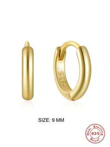 925 Sterling Silver DIY Earring Charm Zirconia Huggie Charm Earring Cartilage Hoop, Helix Hoop,Small Hoop Earrings, Tragus Hoop Suitable For Daily Wear - Silver - View 9
