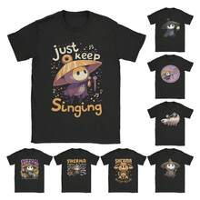 Camisetas de hombre Hollow Knight Silksong Sherma 100% algodón, tops vintage de manga corta y cuello redondo, camiseta estampada - 13 - Ver 1