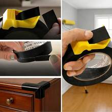 Dispenser Selotip Meja dengan Dasar Berat Anti Slip, Cocok untuk Kantor, Kerajinan, Proyek Seni, Scrapbooking, Sekolah, Pembungkusan Hadiah dan Pengiriman Paket - A - View 3