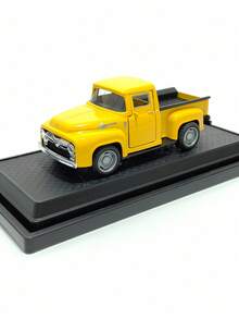 逼真金屬玩具車，兒童慣性越野賽車，收藏展示模型小賽車 - 黃色 - 查看 5