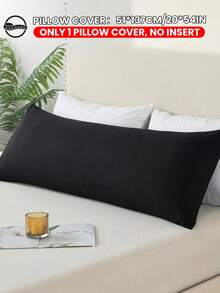1 pieza Funda de almohada suave, funda de almohada larga, funda de almohada de tamaño estándar, cierre de sobre, resistente a las arrugas, resistente a la decoloración, resistente a las manchas, sin relleno de almohada, tamaño 20x54 pulgadas, 20x36 pulgadas, adecuado para decoración de primavera/verano, decoración de habitación, suministros de estudio - Multicolor - Ver 16