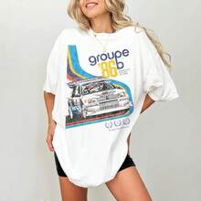 Camiseta Unisex Estilo Vintage Rally Racing Grupo B de - Blanco - Ver 1