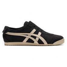 Onitsuka Tiger Unisex Slip-On Comfortable Casual Shoes - 黑色 - 查看 5