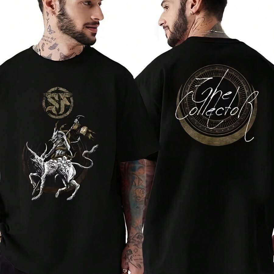 Septicflesh Merch T Shirt The Collector Black Two Sides Print S 4XL - 黑色 - 查看 1