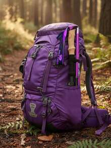可折疊可調節長度鋁合金登山杖，折疊後32cm，260g輕量便攜行走杖，多色中性款，附收納袋，適用於健行、登山、露營、旅行、滑雪、越野及北歐式行走 - 彩色 - 查看 7
