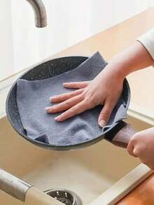 1 Roll 50pcs Reusable Cleaning Cloth, Household Kitchen Dishcloth, Tear-Off Disposable Dish Cloth, Thickened Absorbent, Suitable For Living Room, Bedroom And Kitchen Cleaning, Kitchen Tear-Off Cloth - Multicolor - View 5