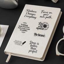 50pcs Transparent Minimalist Fresh Original Black & White Inspirational English Quote Creative Decorative Stickers For Journaling And Vases - 50 Original Black and White Inspirational English Images - View 9