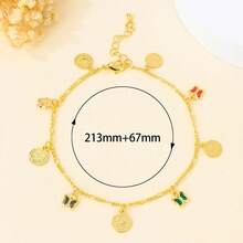 Dubai Fashion Anklet Bracelet 21k Gold Plated Arabic Islamic Vintage Coin Anklet Oman Women's Activity Party Lucky Accessory - Anklet - View 23