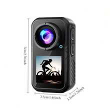 NUISK Portable 4K Mini Action Camera (128GB), Magnetic Mount, Suitable For Cycling, Hiking, Work, Travel, Pet Documentation, And Daily Vlogging; Ideal For Cycling, Hiking, And Sports Enthusiasts; Perfect For Christmas, Holidays, And New Year Gifts - View 9