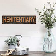 2D Flat Humorous Metal Sign Wall Decor, Suitable For Farm Home Garage Man Cave Art Decoration 4x16 Inches, Perfect Room Decor - Multicolor - View 4