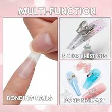 Gel de Uas Slido para Puntas de Uas Acrlicas y Postizas, Multifuncional, Curacin/ Alta Viscosidad, Fortalecedor de Uas Postizas - inicial - Ver 6