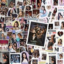 مجموعة ملصقات Katseye من 6 قطع - مجموعة ملصقات مصنوعة من المعجبين، بطاقة دعم K-POP، ملصقات دعم المجموعة الشهيرة، أنشطة المعجبين، فعاليات الدعم، بضائع المعجبين، ملصقات المشاهير، مجموعة عرض بطاقات K-POP، بضائع موسيقى البوب، هدية عيد ميلاد - متعدد الألوان - مشاهدة 10