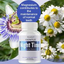 Bcuelov Gentle Nighttime Relaxing Nutritional Capsules (120 Capsules), A Blend Of Valerian And Hops, Combined With Magnesium, L-Tryptophan, And GABA, For Daily Care To Maintain A Relaxed And Comfortable State Of Body. - 1瓶 - 查看 3