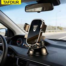 TAFDIUR 360°旋轉儀表板手機支架 - 配備吸盤底座、自動鎖定機制與防震功能，通用汽車導航支架 - A88+小吸盤 - 查看 3