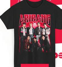 Camiseta Retro de los 90s Arirang Comeback Live Unisex, Edición Pesada, Mercancía del Concierto  de Bangtan K-Pop, Regalo 2026 - Negro - Ver 1
