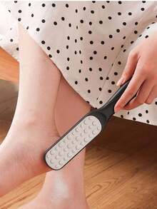 1pc Foot Scrub File, Callus Remover, Home Foot Care File, Stainless Steel Foot Scrub File, Suitable For Heels And Feet - Double-Sided Callus And Dead Skin Removal Tool, Foot Scraper, Home Foot Care Tool No Battery Required - A - View 12