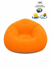 Inflatable Sofa Chair, Outdoor Portable Slouchy Sofa, Folding Sofa, Bean Bag Sofa Chair, Movie Night Sofa - Multicolor - View 14