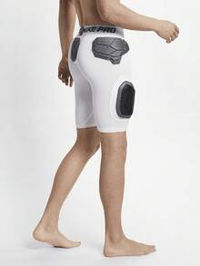 Nike 男士休閒簡約透氣訓練運動短褲，適合跑步與健身 - AQ2732-100 - 查看 3