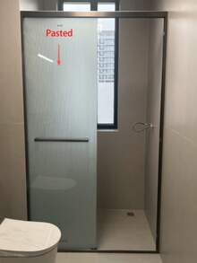 Thickened Frosted Glass Window Film, Privacy Anti-Peeping Translucent Opaque Glass Sticker For Office And Bathroom - White - View 5