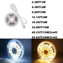室內 LED 燈附按鈕開關與 USB LED 燈條，適用於客廳與臥室背景照明，易於安裝與裝飾 - 501 Switch Light Strip - 查看 2